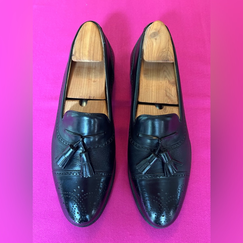Mezlan Havana Brogue Cap Toe Tassel Loafer - Picture 1 of 7